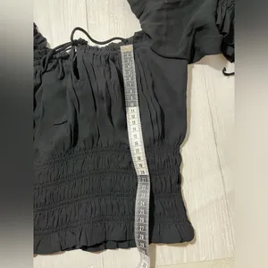 Abercrombie & Fitch Black Off-Shoulder Blouse thumbnail 6
