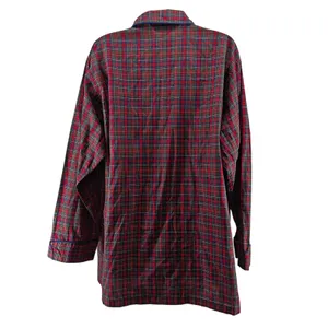 Christian Dior Multicolored Plaid Long Sleeve Button Down Pyjama Shirt XL thumbnail 3