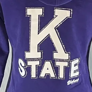 GTM Sportswear Kansas State Wildcats Full Zip Women’s Hooded Sweatshirt thumbnail 5