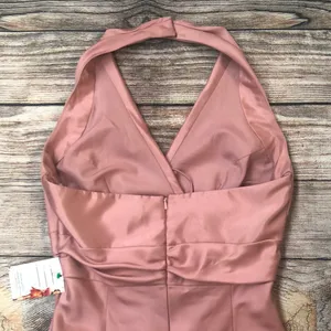 Amsale pink size 6 formal dress thumbnail 6