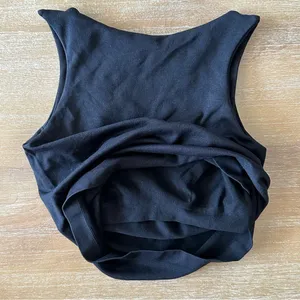 Free People Intimately Black Crop Tank thumbnail 5