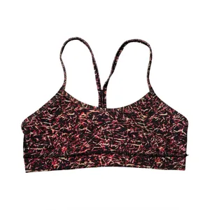 Lululemon Flow Y Bra IV Mini Ripple Boom Juice Multi / White thumbnail 3