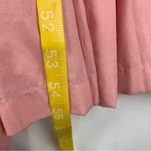Abercrombie & Fitch women's XXL Pink tiered maxi Smocked Dress preppy guest 2x thumbnail 11