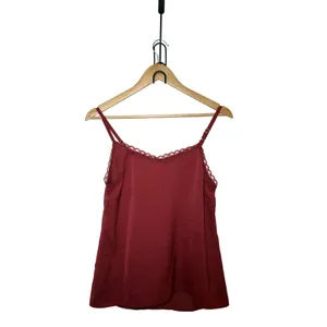 Cabi XS V Neck Mulberry All Purpose Lace Trim Cami Spaghetti Straps Top Coquette thumbnail 3
