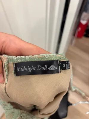 Midnight doll green lace dress thumbnail 3