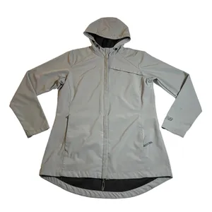 New Balance Women's Soft Shell Zip Up Jacket with Hood Size Large **FLAWED** thumbnail 1