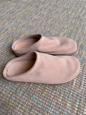 YOGI Floyd Centre Seam‎ Pink Suede Slip-On Mule Size M 9/ W 11 thumbnail 5