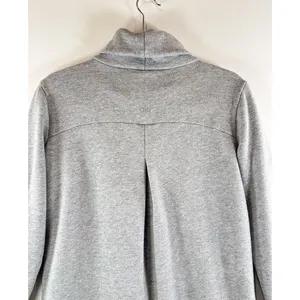 ALO Yoga Women Sweatshirt Gray Haze Turtle Neck Pullover Thumbhole Cozy Small thumbnail 9