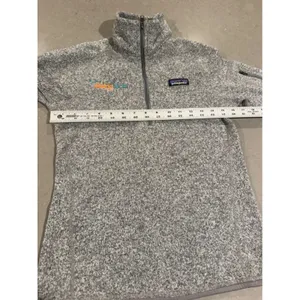 Patagonia Better Sweater DialogTech Logo Gray Quarter Zip‎ Pullover Jacket XS thumbnail 6