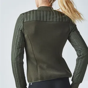 NWT Fabletics Pisa Puffer Jacket in Dark Olive Green Size‎ Extra Large thumbnail 9
