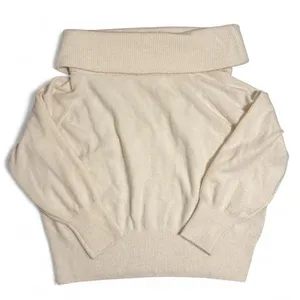 Women’s H&M Light Cream White Casual Long Sleeve Sweater thumbnail 1