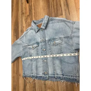 American Eagle Cropped Jean Jacket‎ Sz XS100% cotton thumbnail 8