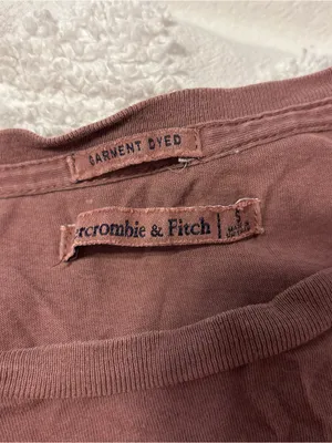 Abercrombie Relaxed Short-Sleeve Tee in Mauve thumbnail 2