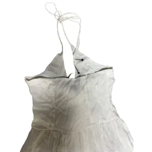 Free People A Little Extra‎ Endless Summer Halter Maxi Dress Ivory Size Medium thumbnail 4
