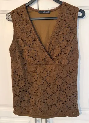 Willi Smith Brown Lace V thumbnail 1