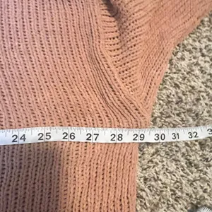Aerie Cozy Knit Turtleneck Sweater‎ Dusty Rose Oversized Soft M thumbnail 5