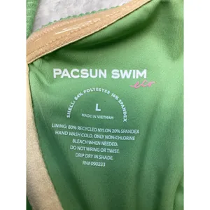 PacSun‎ Swim Eco Green Ribbed Underwire Bikini Top Large NWT 0501-030 thumbnail 3