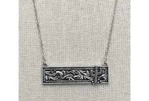 Wild West Saguaro Cactus Bar Necklace thumbnail 3