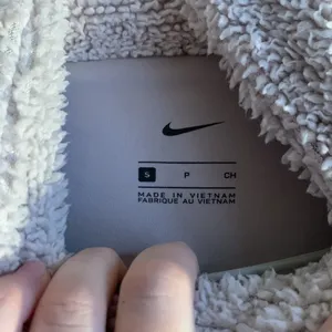Nike Sweater Hoodie Pullover Women's Size Small White Turtleneck Athletic thumbnail 3