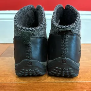 Sorel‎ Black Leather Joliette Thinsulate Waterproof Ankle Boots Size 8 thumbnail 2