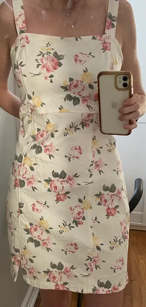 Floral Denim Dress thumbnail 1