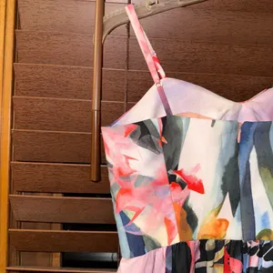 PRE OWNED Anthropologie x Corey Lynn Calter Watercolored Daybreak Midi Dress 0 thumbnail 12