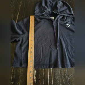 Gymshark Hoodie Women M Cropped Hooded Sweatshirt Pullover Athleisure thumbnail 5
