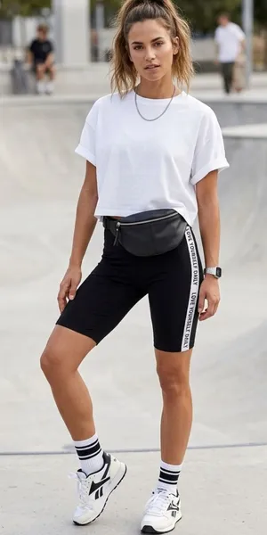 ZARA bike shorts thumbnail 1