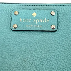 Kate Spade Chrissy Berkshire Wristlet Purse Wallet Blue Leather thumbnail 3