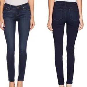 Paige Skyline Skinny Dark Wash Twilight Jeans thumbnail 2