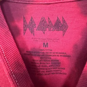 Def Leppard Pyromania 83 US Tour Band Long Sleeve Tie Dye M thumbnail 4