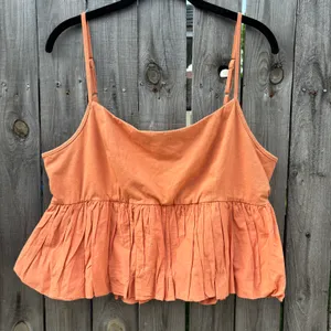 Maeve Ruffled Bubble-Hem Cropped Tank | Size XL thumbnail 5