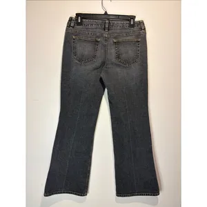 Ann Taylor LOFT Grey Flare Leg Jeans Size 6P thumbnail 2