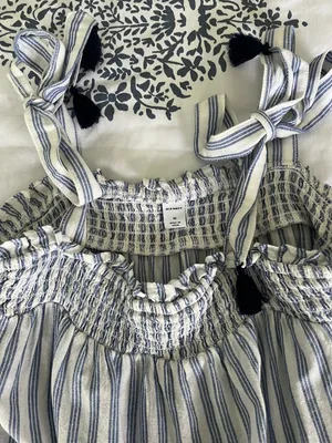Blue And White Striped Tank Top thumbnail 2
