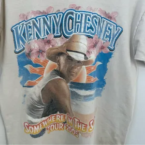 Vintage Kenny Chesney Off the Shoulder T-shirt thumbnail 2