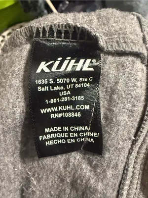 KUHL Women's Gray Hooded Pullover Sweater Large size thumbnail 9