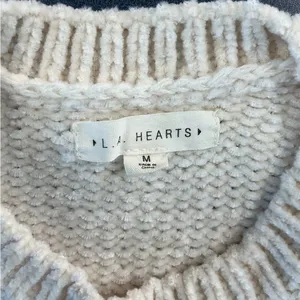 La Hearts‎ Cream Cable Knit Sweater thumbnail 5