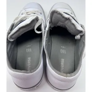 Converse All Star Junior Leather Sneaker Size‎ 6 Blue Spots on Left Side in Pic. thumbnail 8