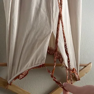 NWT Hem & Thread Cream and Burnt Orange Tiered Sleeveless Dress thumbnail 7