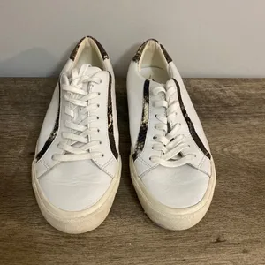 Madewell womenswhite low top leather sneakers size W-9 M-7.5 thumbnail 9