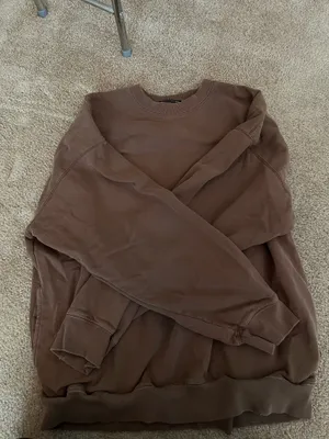 Brandy Melville Brown Crewneck Oversized thumbnail 3