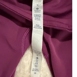 Lululemon Tight Stuff Tight II Berry Purple High Rise Running Leggings‎ Womens 6 thumbnail 6
