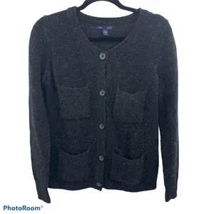 Gap Size S Cardigan Sweater Wool Alpaca Blend Long Sleeve Button Front Women's‎ thumbnail 2