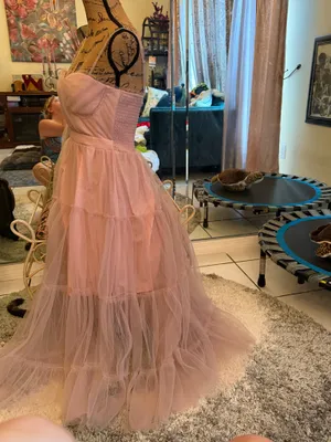Stunning dress size S. 🩷 Pink thumbnail 6
