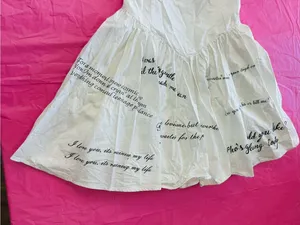 Princess Polly White Sweetheart Mini Dress with Script Detail thumbnail 8