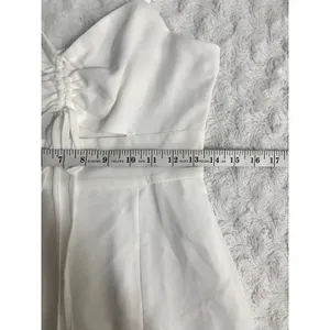 NWOT Lulus The Way to Love White Ruffled Cutout Summer Bridal Maxi Dress S thumbnail 8