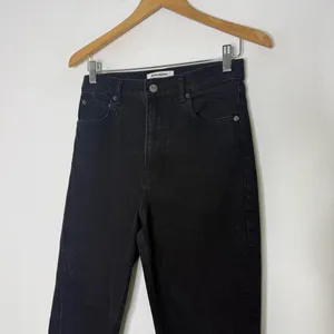Reformation Black Mid Rise Straight Jeans Size 27 Sustainable Denim thumbnail 3