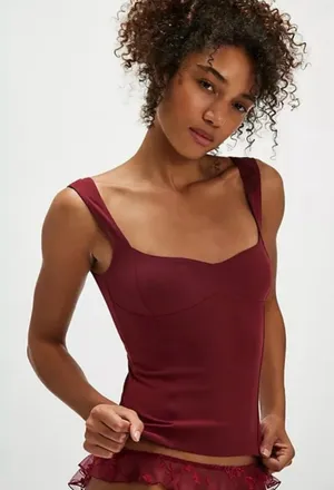 Free People Intimately Somewhere Sometime Cami Size L NWOT thumbnail 1