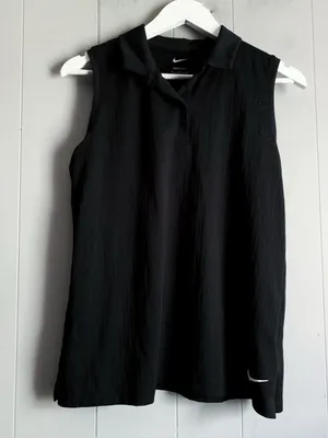 NIKE Women's Victory Sleeveless Swoosh Golf Polo M thumbnail 2
