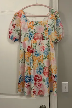 SundayUp Floral Mini Sun Dress Women’s Large thumbnail 1